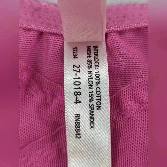 Comfort choice Size 50G Pink Wireless Front Snap Closure Bra - Picture 6 of 9